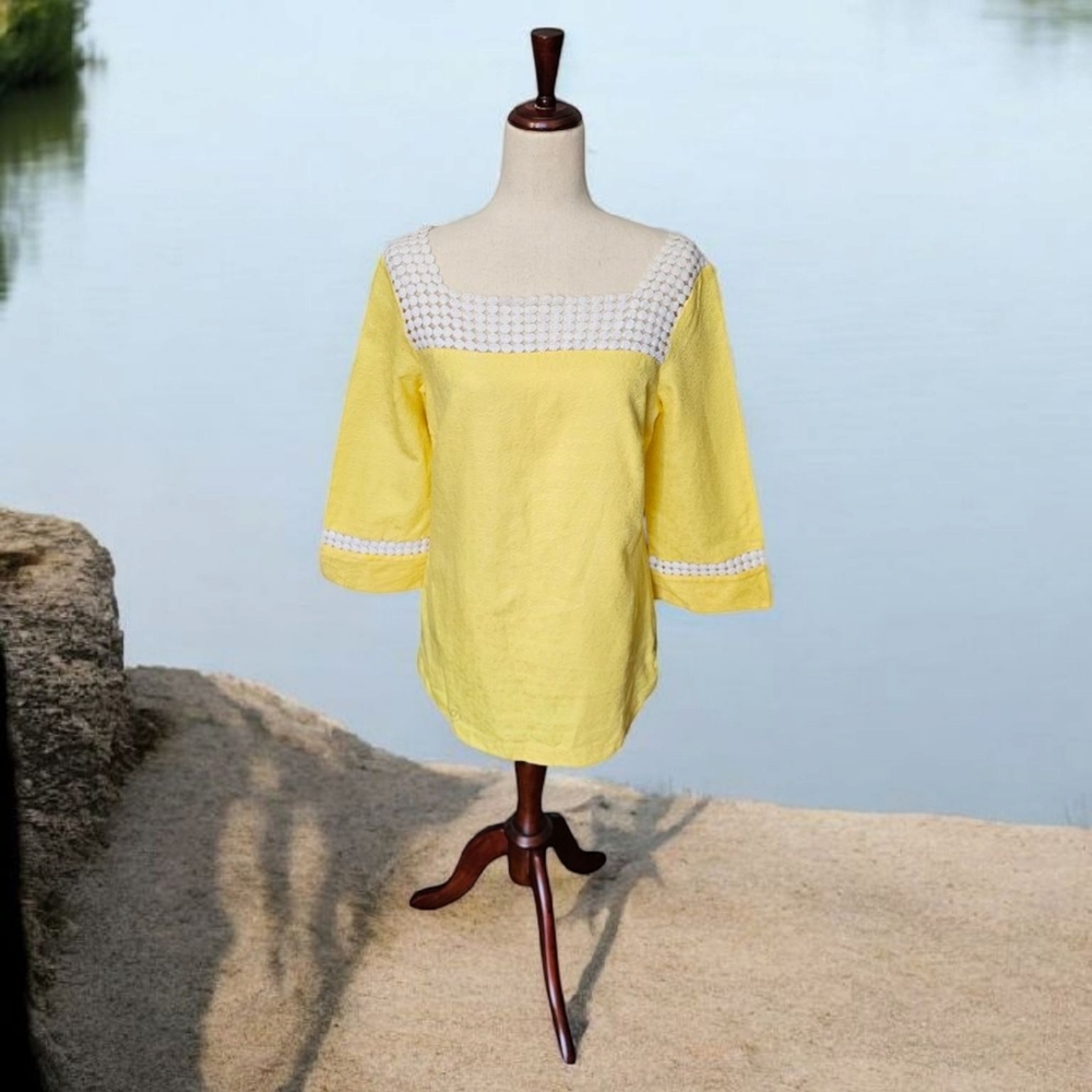 NEW NWT Lilly Pulitzer BEES KNEES TUNIC Jacquard Crochet Lace/ $228.00